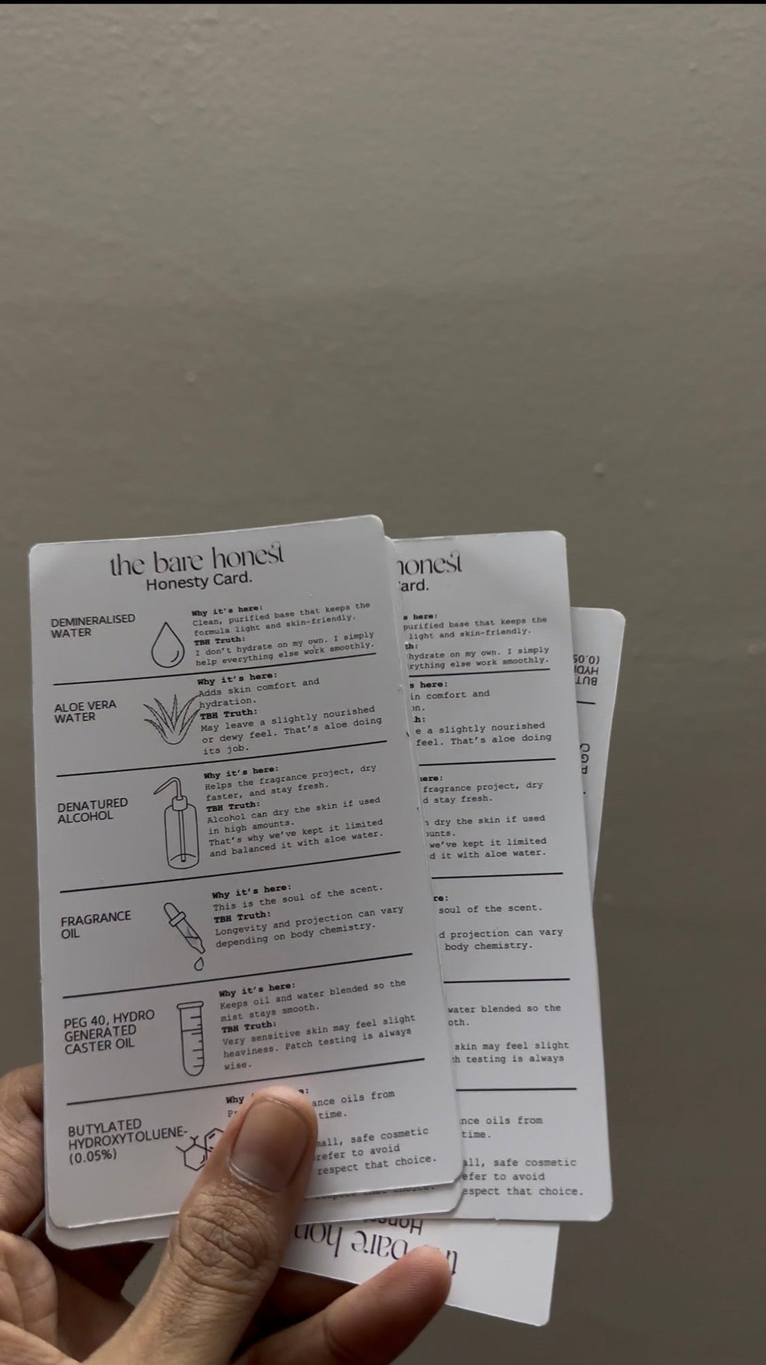 We Put the Cons of Our Own Product on a Card. And Sent It Inside Every Order.